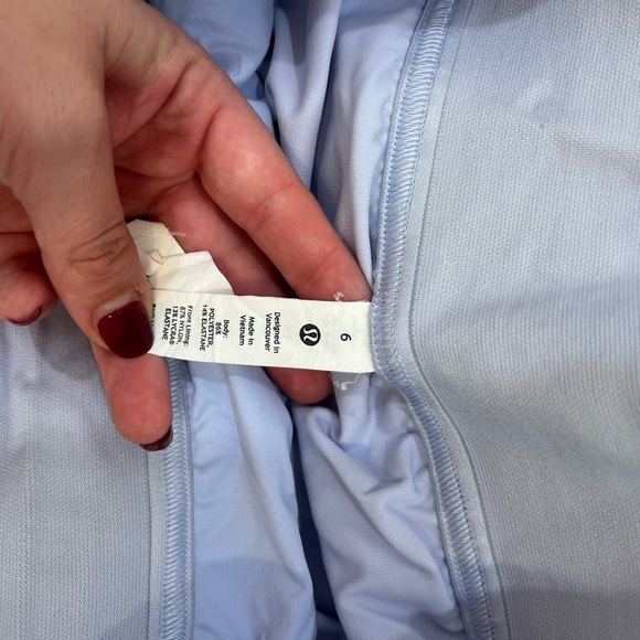 Blue High-Low Tiered Skater Skirt - Picture 2 of 3